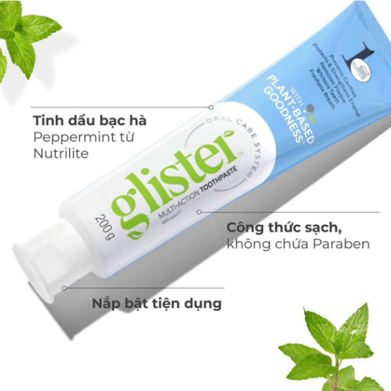 Kem Đánh Răng Amway Glister 200g Đa Năng (Mới)