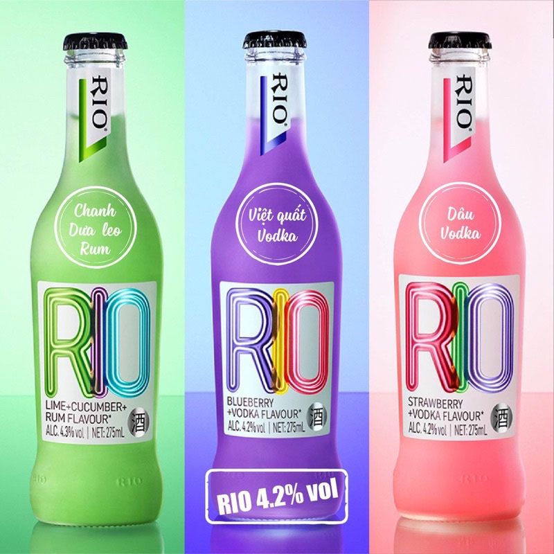 Rượu Rio Cocktail 275ml Blueberry + Vodka Flavour