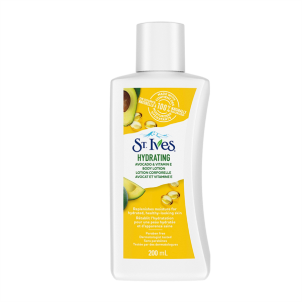 Sữa dưỡng thể ST.Ives Hydrating Vitamin E & Avocado Body Lotion