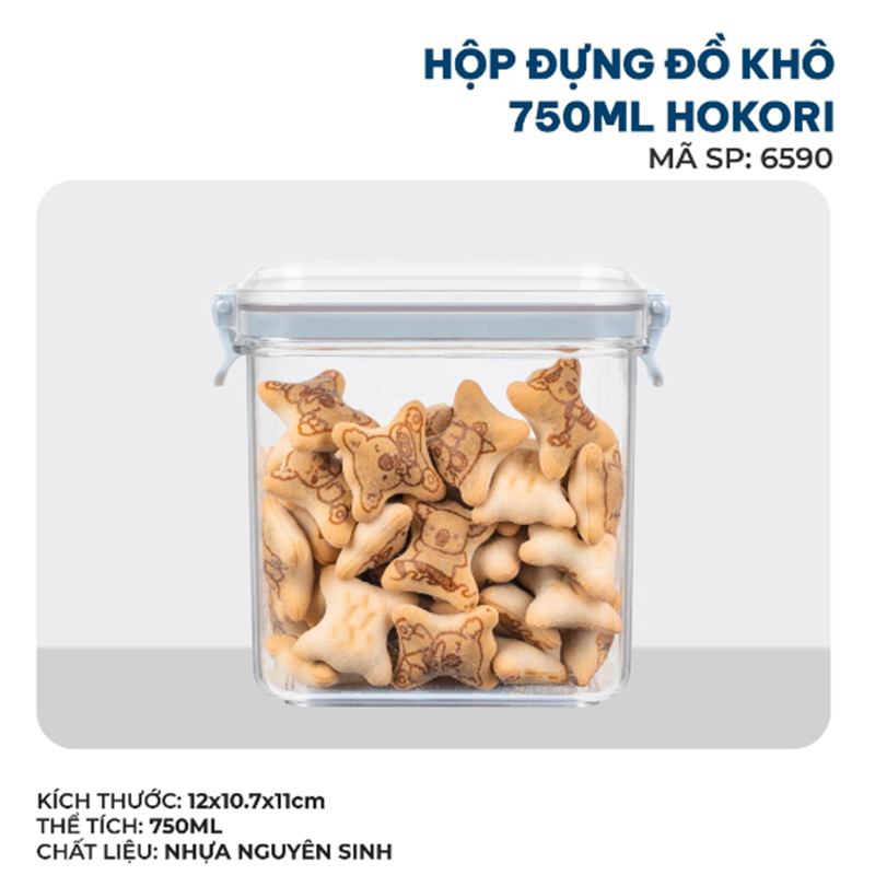 Hộp Đựng Đồ Khô Hokori 1500ml