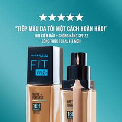 Kem Nền Maybelline Fit Me Matte + Poreless 30ml