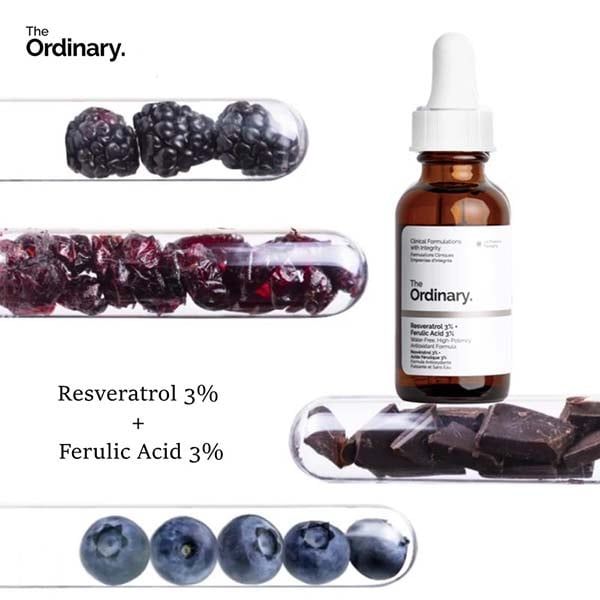 Tinh chất dưỡng The Ordinary Resveratrol 3% Ferulic Acid 3% 30ml
