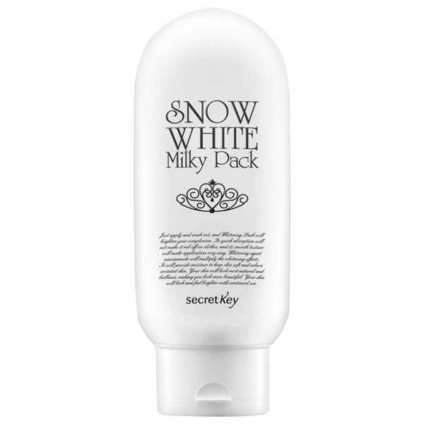 Kem tắm trắng và dưỡng trắng da Secret Key Snow White Milky Pack 200g