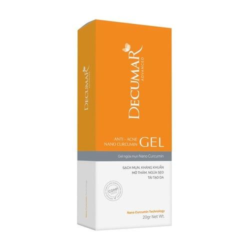 Gel Nghệ Nano Decumar 20g - ngừa mụn - mờ thâm