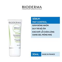 Kem Dưỡng Ẩm Bioderma 30ml Kiềm Dầu Sebium Mat Control