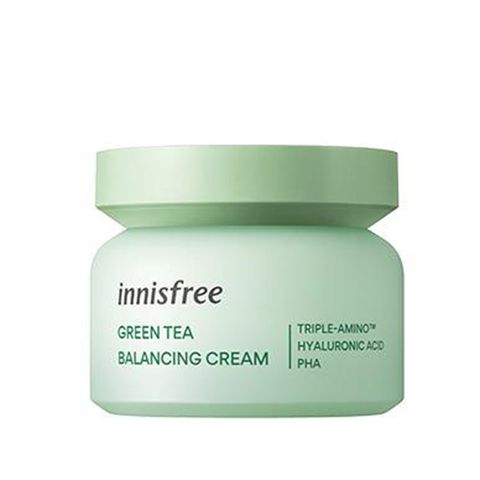 Kem Dưỡng Innisfree Green Tea Balancing Cream Triple-Amino 50ml