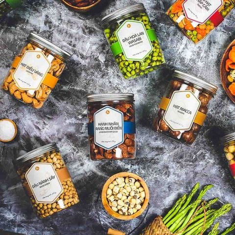 Hạt Điều Vàng, 225g, Hũ, Mẫu Nắp Nhôm, L'angfarm
