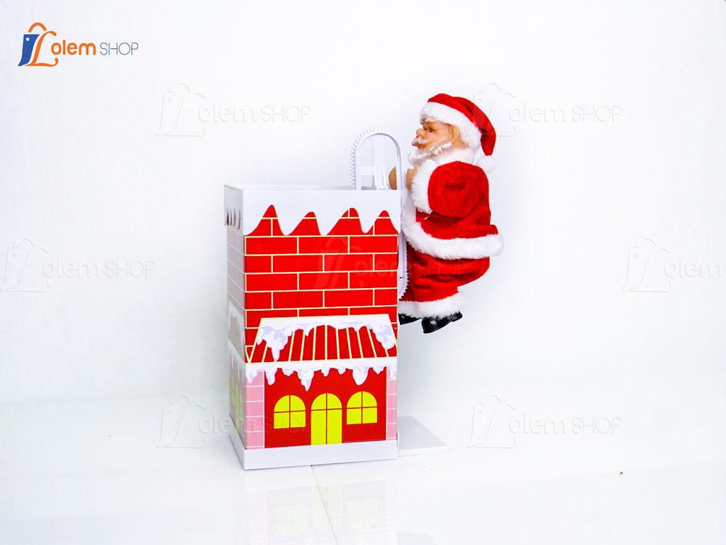 Đồ chơi ông già noel trèo ống khói - Quà tặng giáng sinh