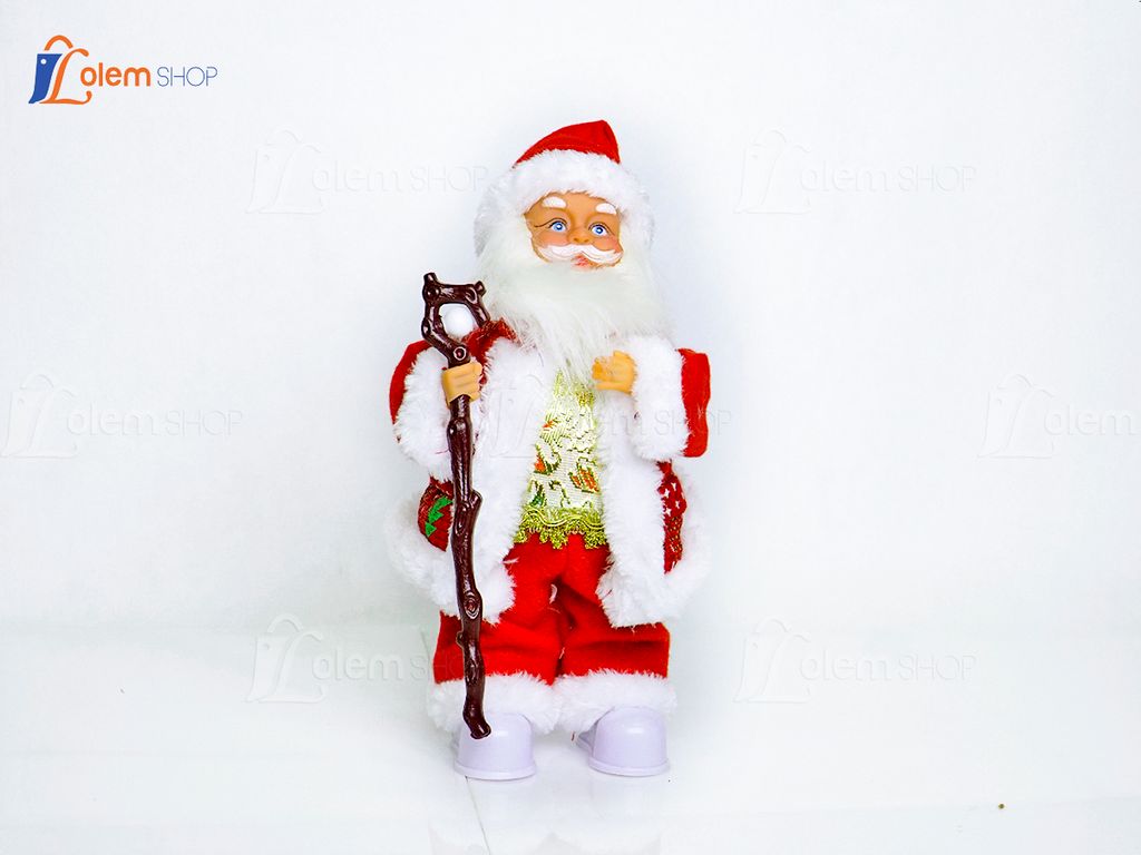 Đồ chơi ông già noel cầm gậy nhảy múa - Quà tặng giáng sinh