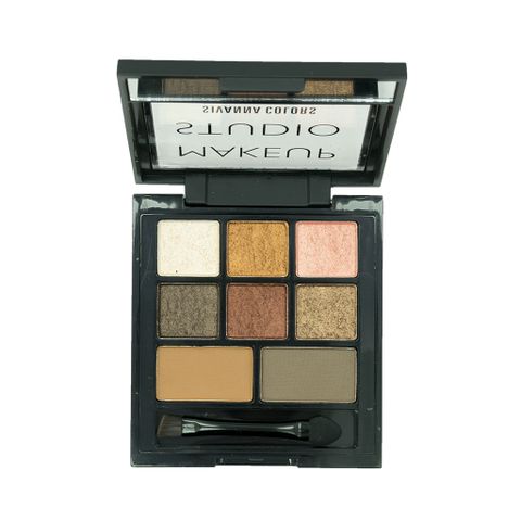 Phấn mắt sivanna colors makeup studio velvet eyes palette HF 592 No.02