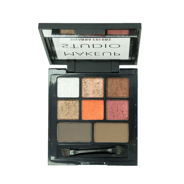 Phấn mắt sivanna colors makeup studio velvet eyes palette HF592 No.01