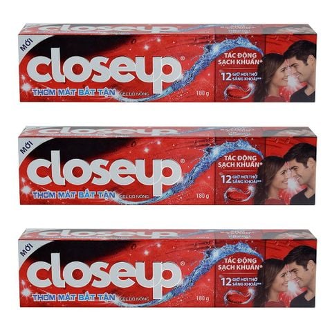 Kem đánh răng Close up thơm mát bất tận gel đỏ nồng 230g