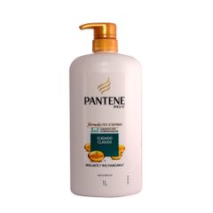 Dầu gội xả 2 trong 1 Pantene Cuidado Clasio 2 in 1 1L làm sạch bụi bẩn, bã nhờn, trị gàu.