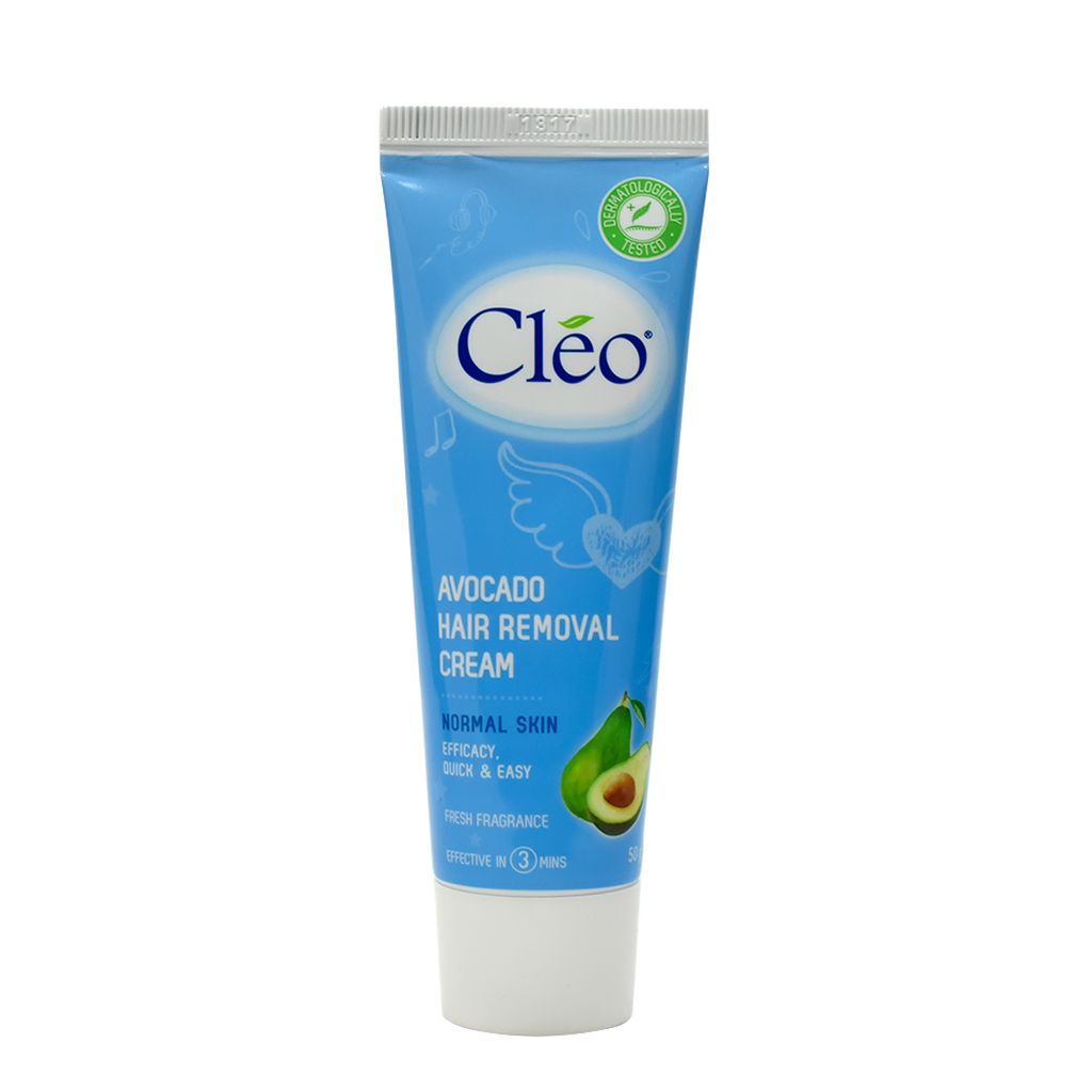 Kem tẩy lông dành cho da thường Cleo Avocado Hair Removal Cream