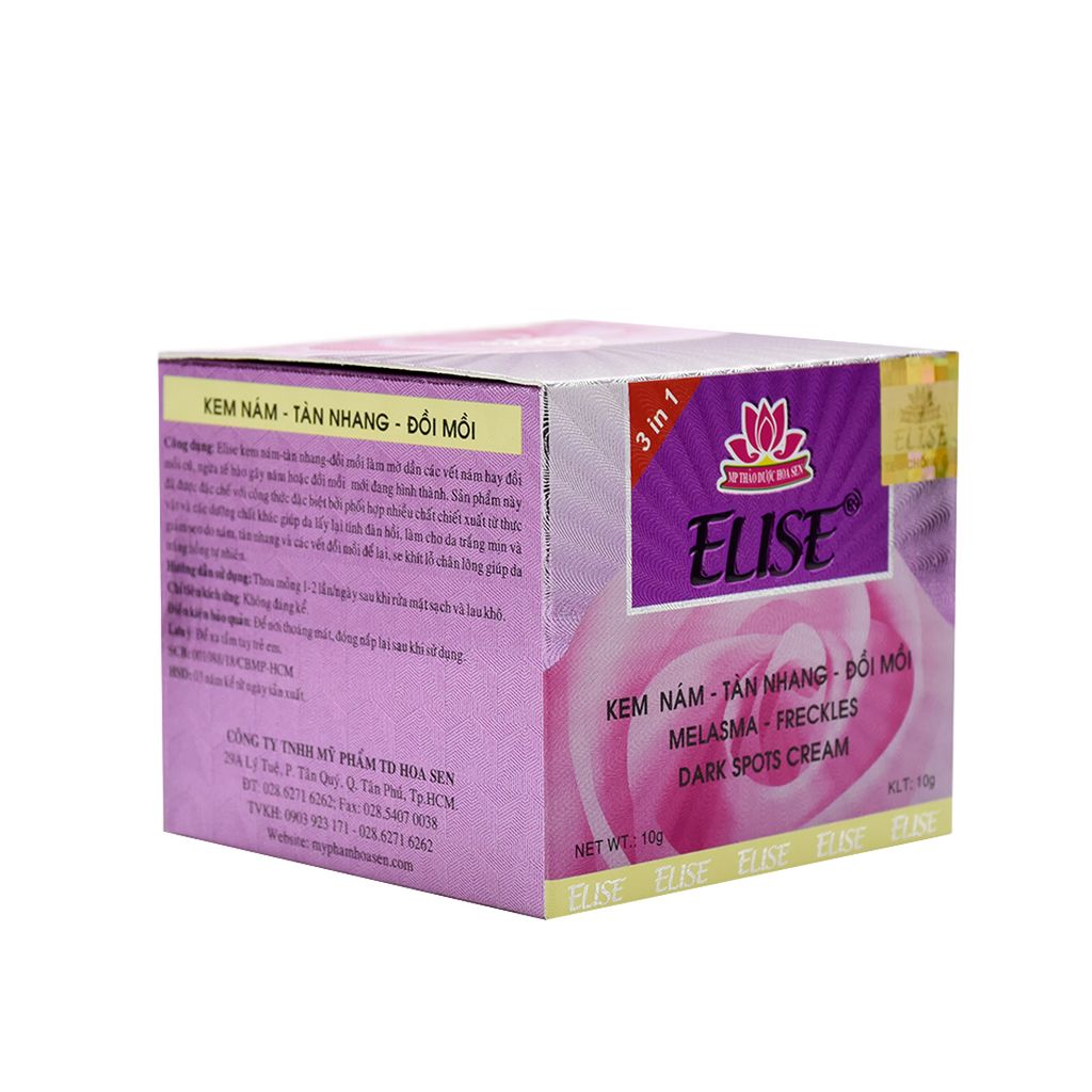 Kem nám - tàn nhang - đồi mồi Elise 10g