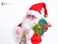 Đồ chơi ông già noel vác túi quà nhảy múa - Quà tặng giáng sinh