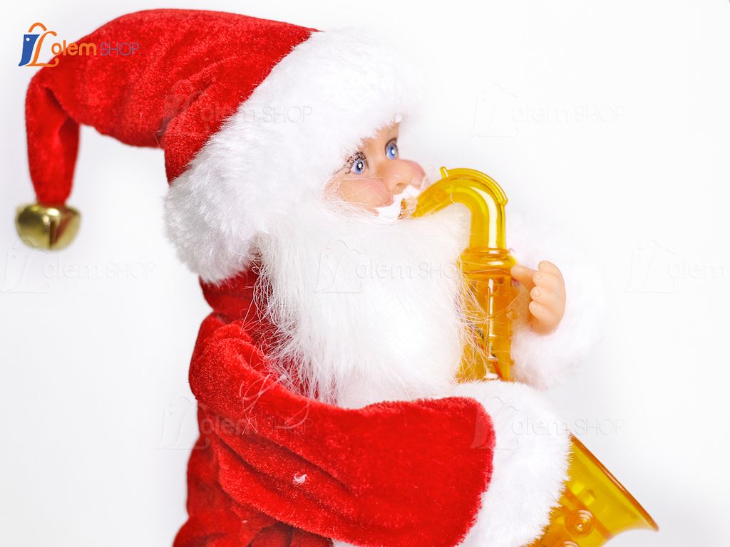 Đồ chơi ông già noel thổi kèn Saxophone - Quà tặng giáng sinh