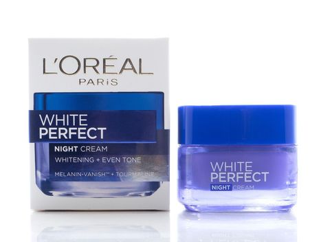 Kem Dưỡng Trắng Da L'oreal White Perfect Night Cream Whitening+Even Tone 50ml