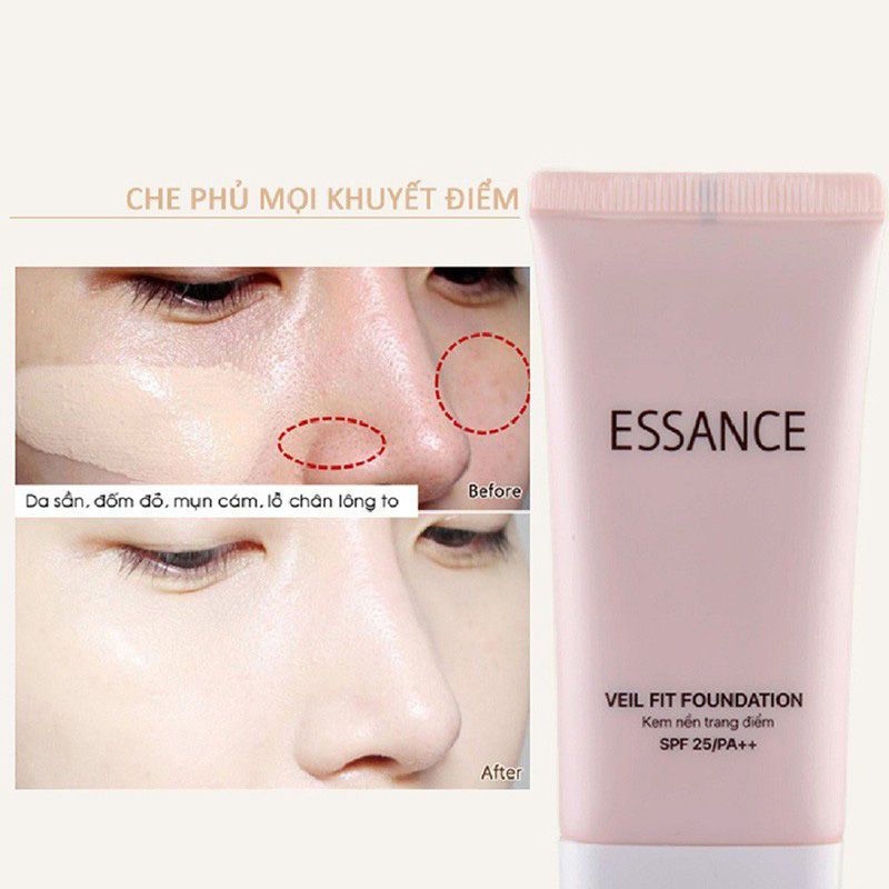 Kem Nền Trang Điểm Essance 30ml Veil Fit Foundation Spf25