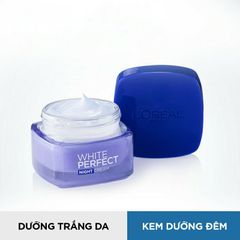 Kem Dưỡng Trắng Da L'oreal White Perfect Night Cream Whitening+Even Tone 50ml