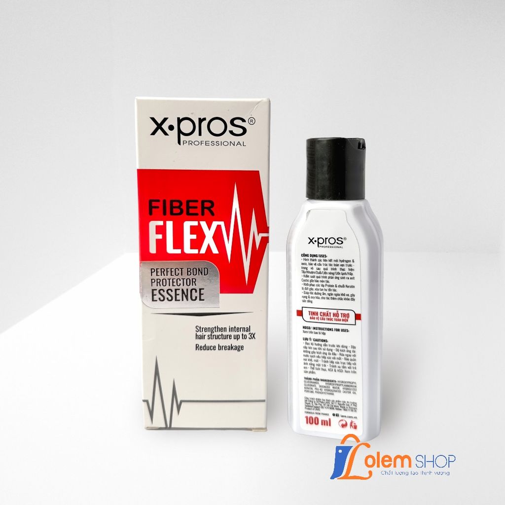 Tinh Chất Hỗ Trợ Bảo Vệ Cấu Trúc Toàn Diện X.pros Fiber 100ml, bảo vệ cấu trúc tóc Tẩy/Nhuộm/Duỗi/Uốn nóng/Uốn lạnh/Hấp