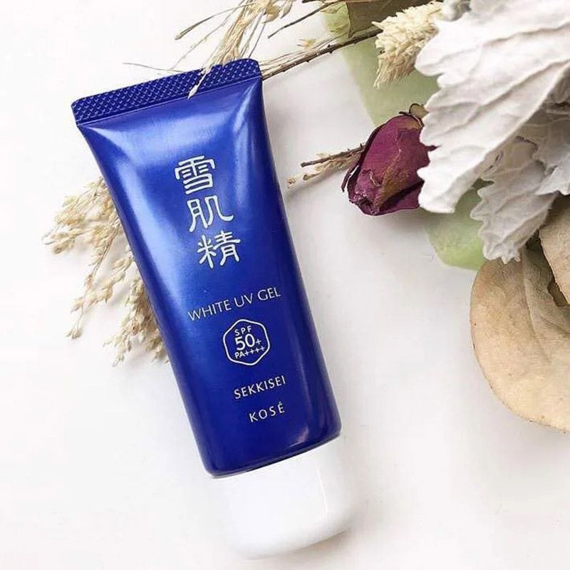 Kem chống nắng dạng Gel Kose Sekkisei White Uv Spf 50 80g