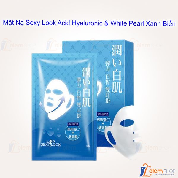 Mặt Nạ Sexy Look Acid Hyaluronic & White Pearl Xanh Biển   Mã SKU:19222005