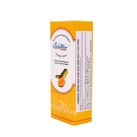 Kem Nghệ trị mụn & sẹo thâm BeauMore Turmeric Cream 40g