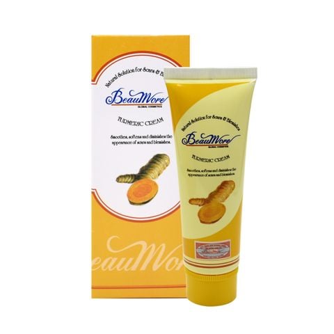 Kem Nghệ trị mụn & sẹo thâm BeauMore Turmeric Cream 40g