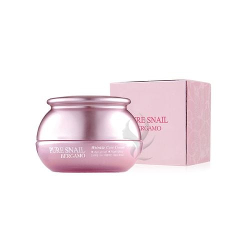 Kem dưỡng da chống lão hóa Bergamo Pure Snail Wrinkle Care Cream 50g