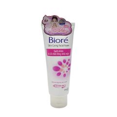 Sữa rửa mặt sạch nhờn lỗ chân lông nhỏ mịn Bioré Skin Caring Facial Foam 100g