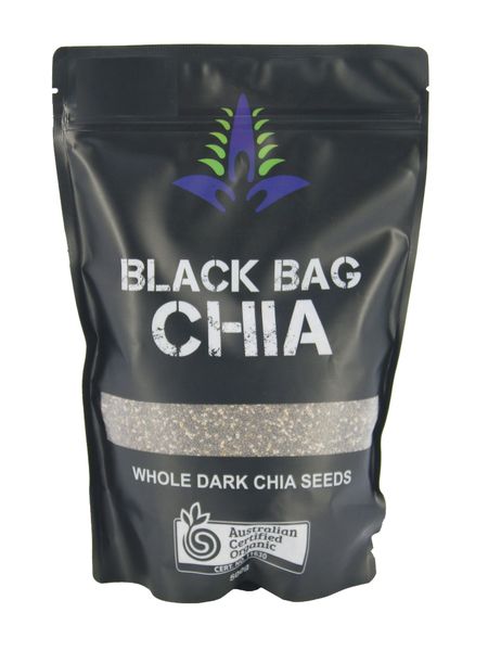 Hại chia Úc Black bag chia Whole Dark chia Seeds 500g
