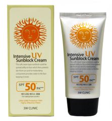 Kem Chống Nắng 3W Clinic Intensive UV Sunblock Cream SPF 50 PA+++