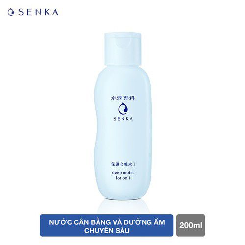 Nước Cân Bằng và Dưỡng Ẩm Chuyên Sâu Senka Deep Moist Lotion 200ML