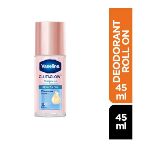 Lăn Khử Mùi Vaseline Thái 45ml, Giảm thâm và trắng sáng da