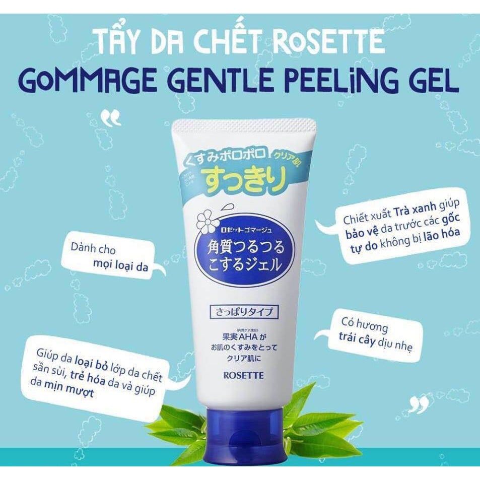 Tẩy tế bào chết Rosette Moist 120g