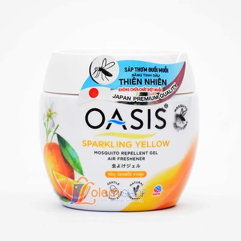Sáp Thơm Đuổi Muỗi Oasis 180g, Thơm phòng hương thơm thư giãn giảm căng thẳng