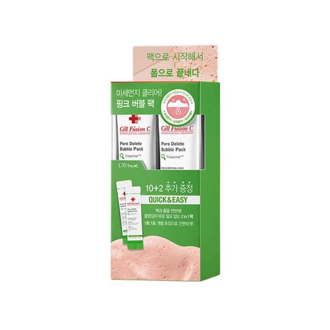 Mặt nạ thải độc Cell Fusion C Pore Tre.AC Delete Bubble Pack 5g x 12