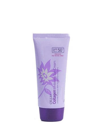 Kem Chống Nắng Cellio Collagen Whitening Spf50 70g