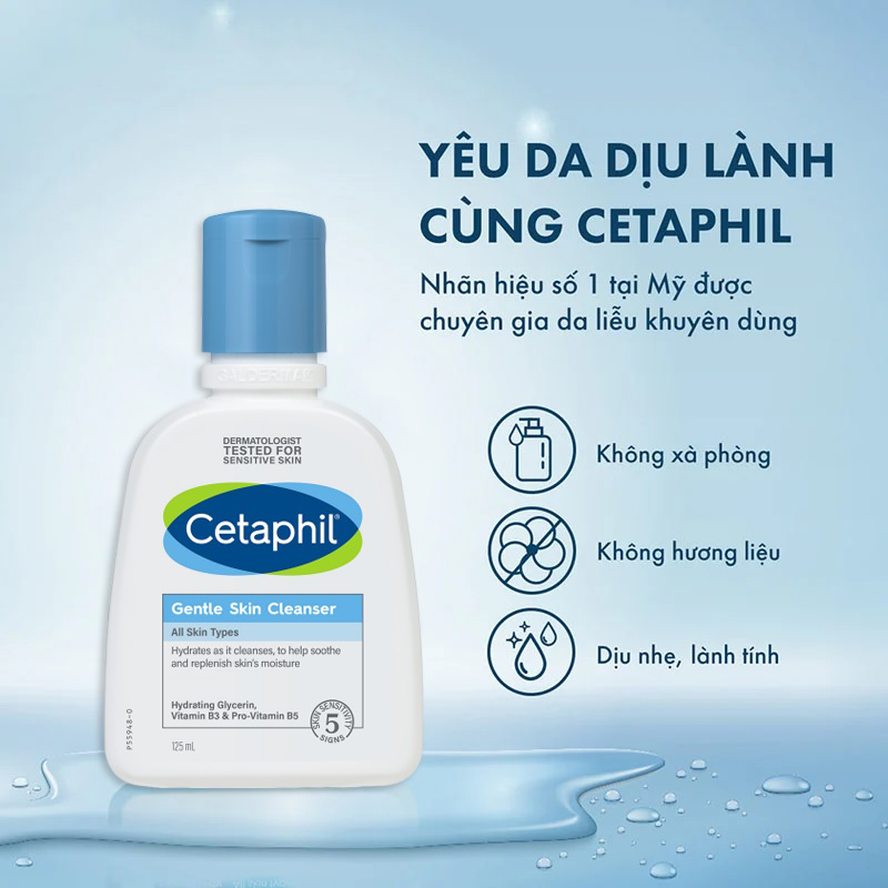 Sữa Rửa Mặt Cetaphil Gentle Skin Cleanser 125mlSữa Rửa Mặt Cetaphil Gentle  Skin Cleanser 125ml – Shop Lọ Lem Bạc Liêu