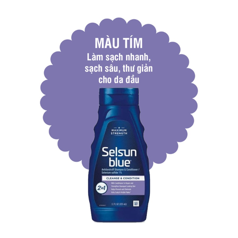 Dầu Gội Trị Gàu Selsun Blue 325ml