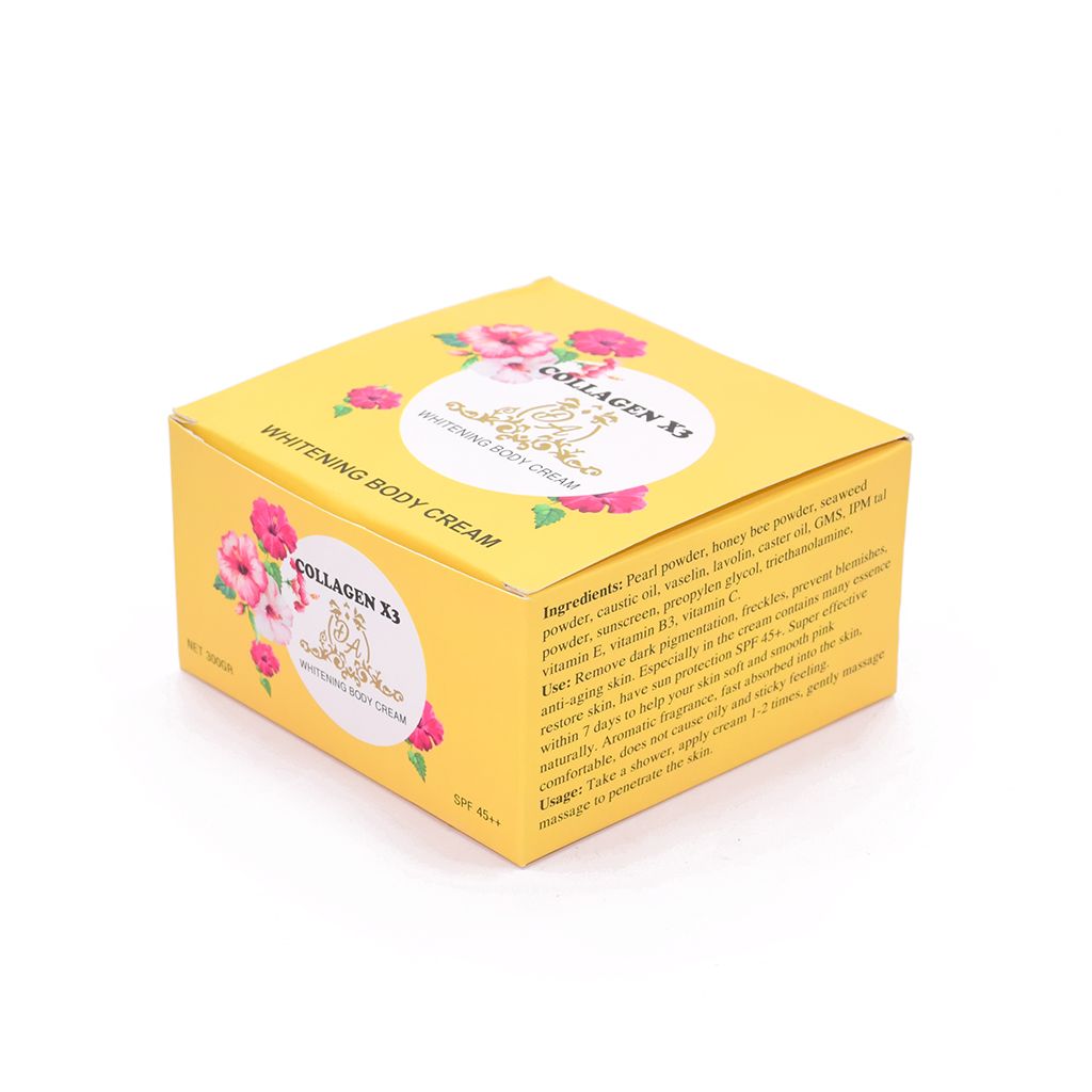 Kem dưỡng trắng da Collagen X3 Whitening Body Cream Spf 45 300g