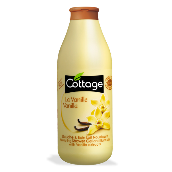 Sữa tắm Cottage Nourishing Shower Gel And Bath Milk 750ml Vanilla