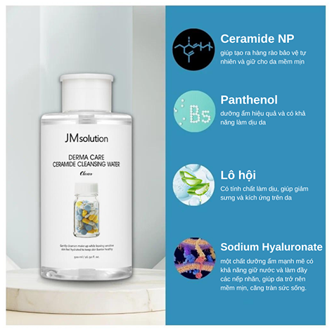 Nước Tẩy Trang Jmsolution 500ml, Dành cho da mụn, dầu và da khô