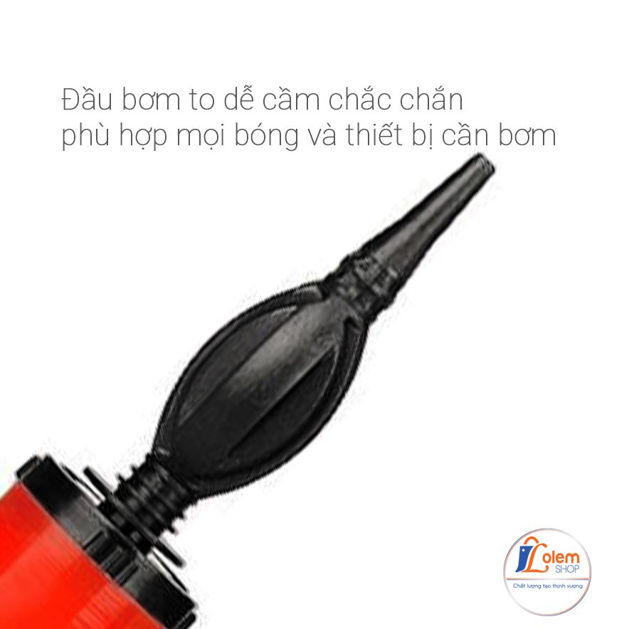 Bơm Bong Bóng Cầm Tay Loại To, Bom Tay Tiện Lợi, Bơm Bong Bóng