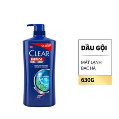 Dầu Gội Clear 170g Men Bạc Hà Cool Sport (Xanh)