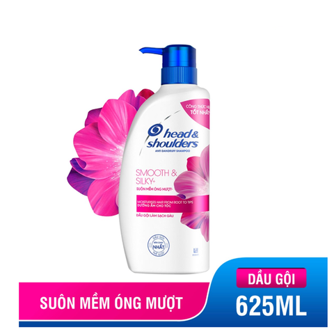 Dầu Gội Head & Shoulders 625ml Hồng Suôn Mềm óng Muợt (Cty)