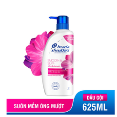 Dầu Gội Head & Shoulders 625ml Hồng Suôn Mềm óng Muợt (Cty)