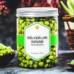 Đậu Hoà Lan Wasabi, 200g, Hũ, Mẫu Nắp Nhôm, L'angfarm