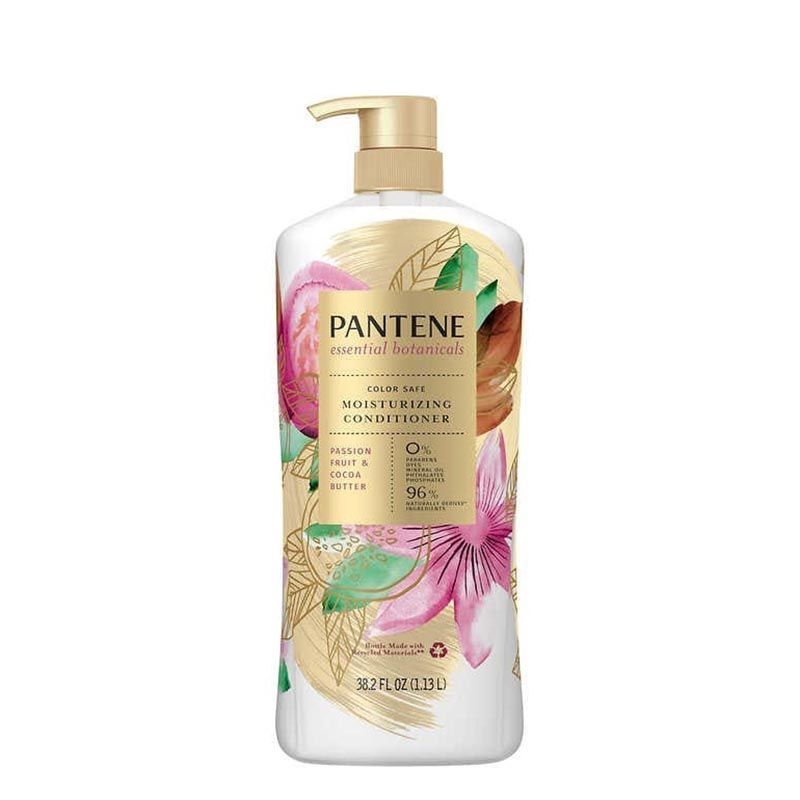 Dầu Gội và Dầu Xả Pantene 1.13l Passion Fruit & Cocoa Butter Bơ Cacao, Dành cho tóc khô xơ, hư tổn do hoá chất